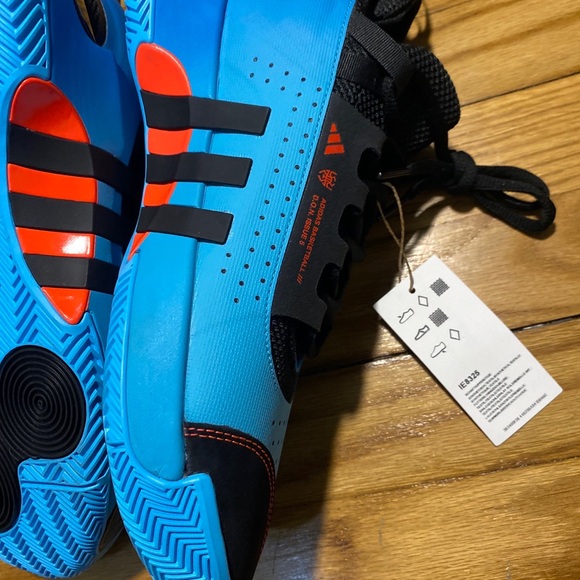 Adidas Don Issue 5 Bright Cyan Black Blue Rush Men’s Sz New No Box! - Picture 5 of 6